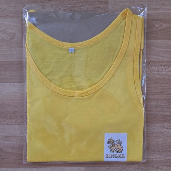 New Singha Beer Boon Rawd Brewery Tank Top Large - Picture 3 of 3